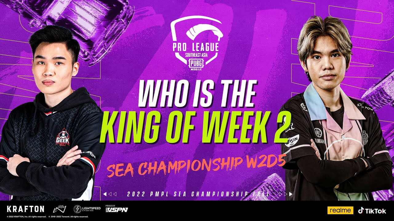 PUBG Mobile Pro League PMPL Southeast Asia Championship League Week 2