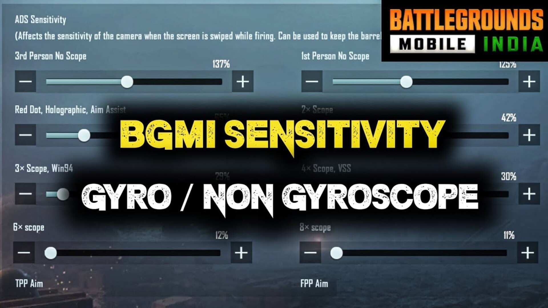 How To Master Gyroscope Best Gyroscope Sensitivity In Bgmi Sportslumo