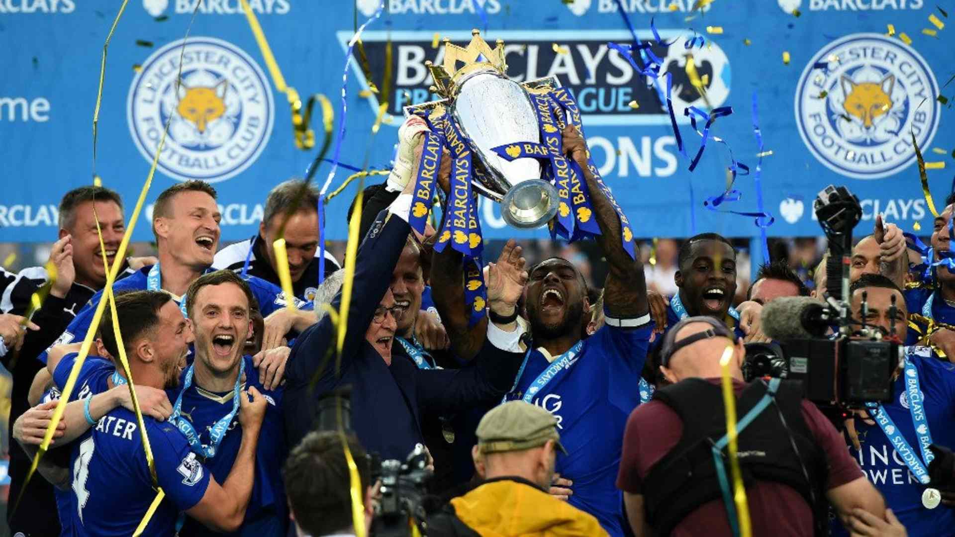 The Moment when Leicester became Premier League champions
