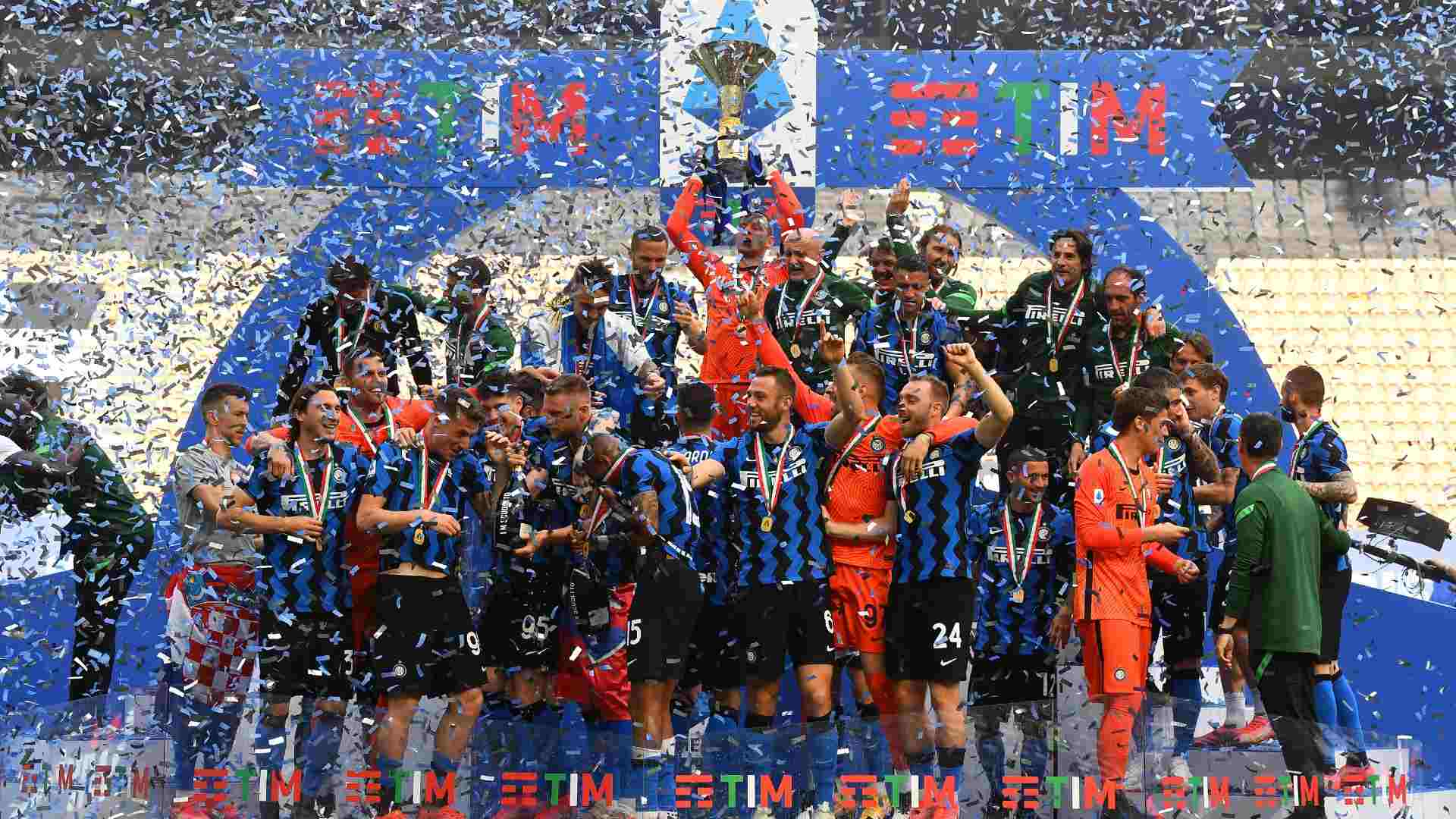 Inter celebrate first league crown in 11 years with 5-1 thrashing of