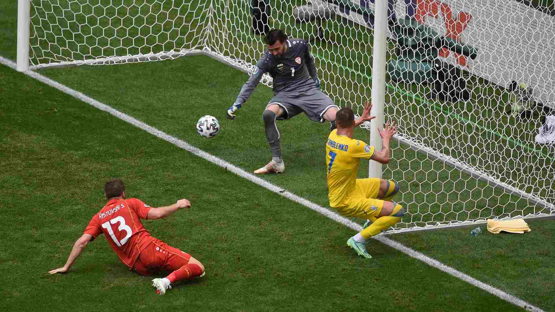 Euro 2020: Ukraine beat North Macedonia to keep knockouts hope alive