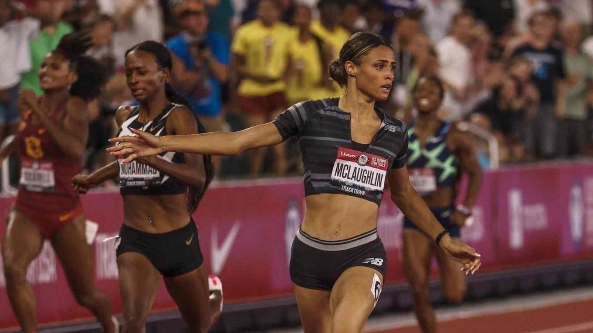 Sydney McLaughlin breaks 400m hurdles world record at US Olympic trials