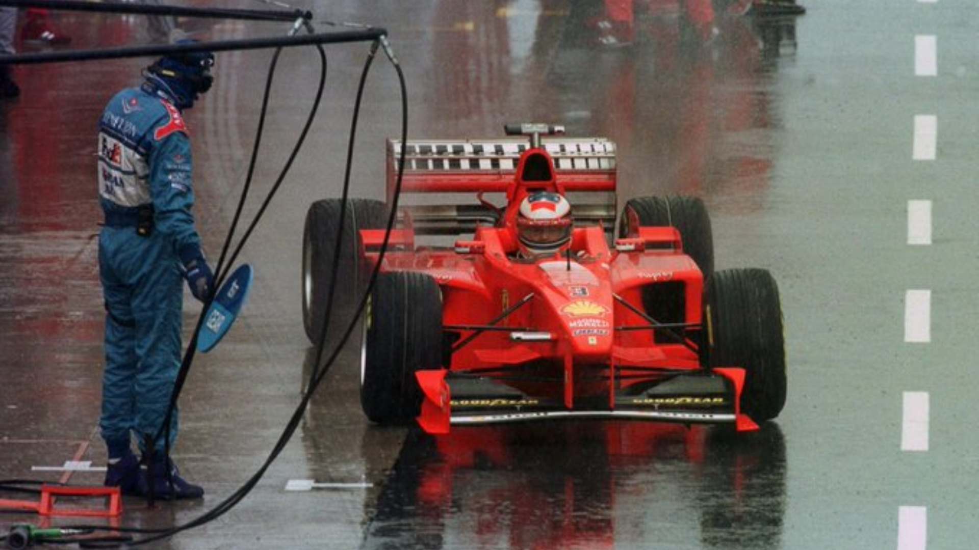 Michael Schumacher Wins 1998 British Grand Prix From The Pits