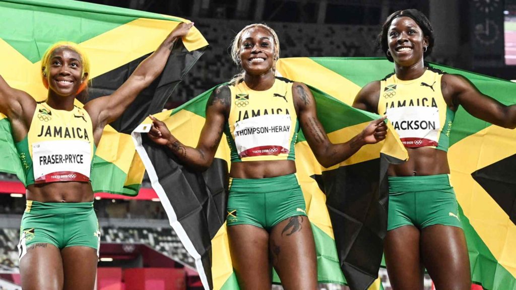 Jamaica's dominance in women's 100m at Olympics over the years