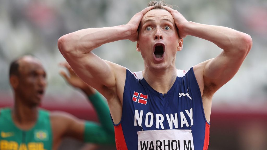 Karsten Warholm Wins Men S 400m Hurdles With World Record