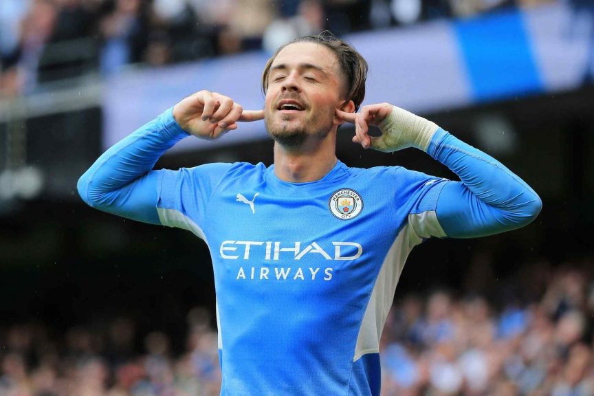Jack Grealish scores his first as Manchester City trounce Norwich City
