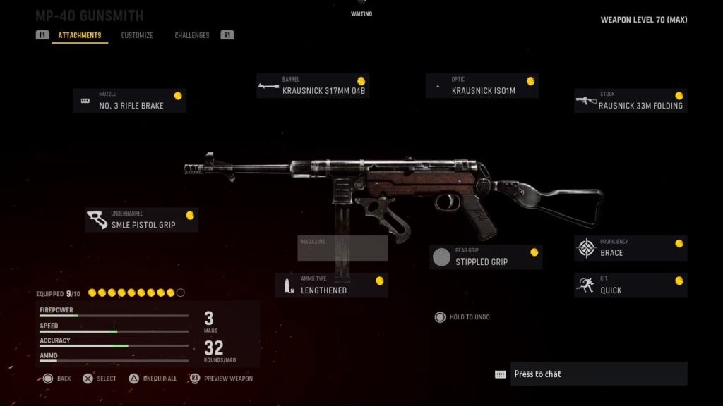 Call of Duty League loadouts for the MP-40 and Automaton