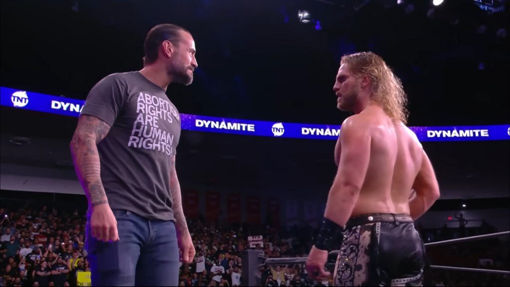 CM Punk and Hangman Page face off on AEW Dynamite [Image-Twitter]
