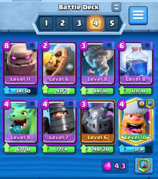 Clash Royalé Tips - No Legendary Golem Deck for Arena 7 to 12 #ClashRoyale