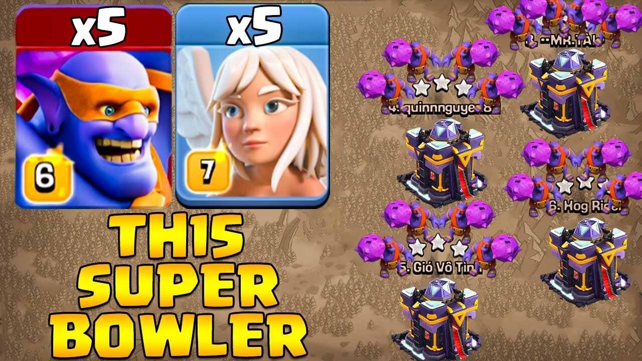 Town Hall 15 Super Bowler Attack Strategy in Clash of Clans - Sportslumo