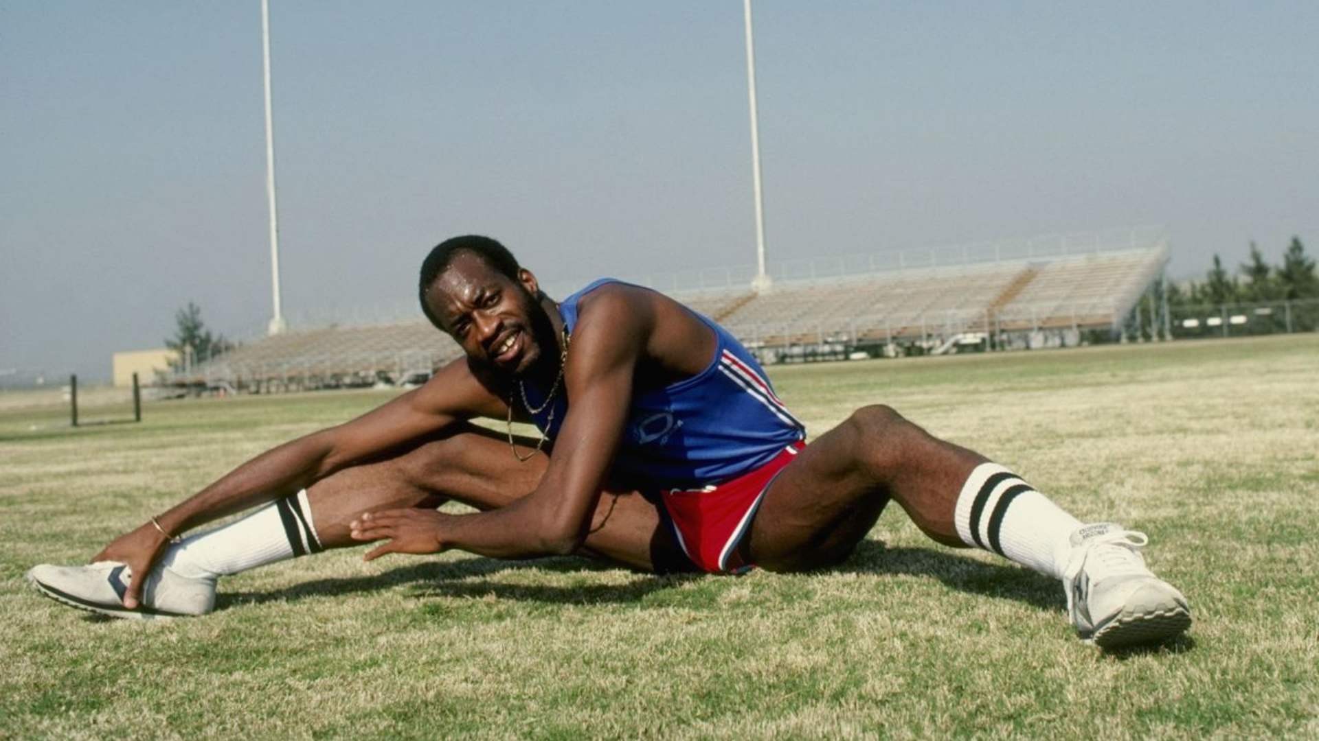 Edwin Moses during his training (Moses in a file photo; Credits - World Athletics)