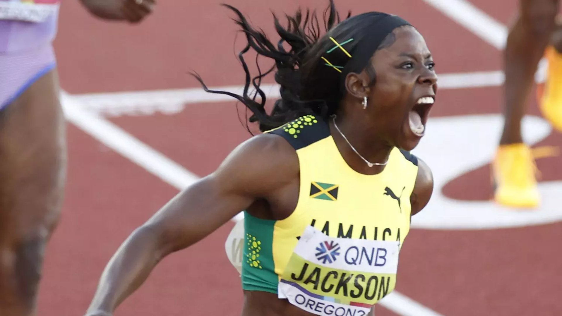 Shericka Jackson at Oregon 2022 (Image Credits - World Athletics)