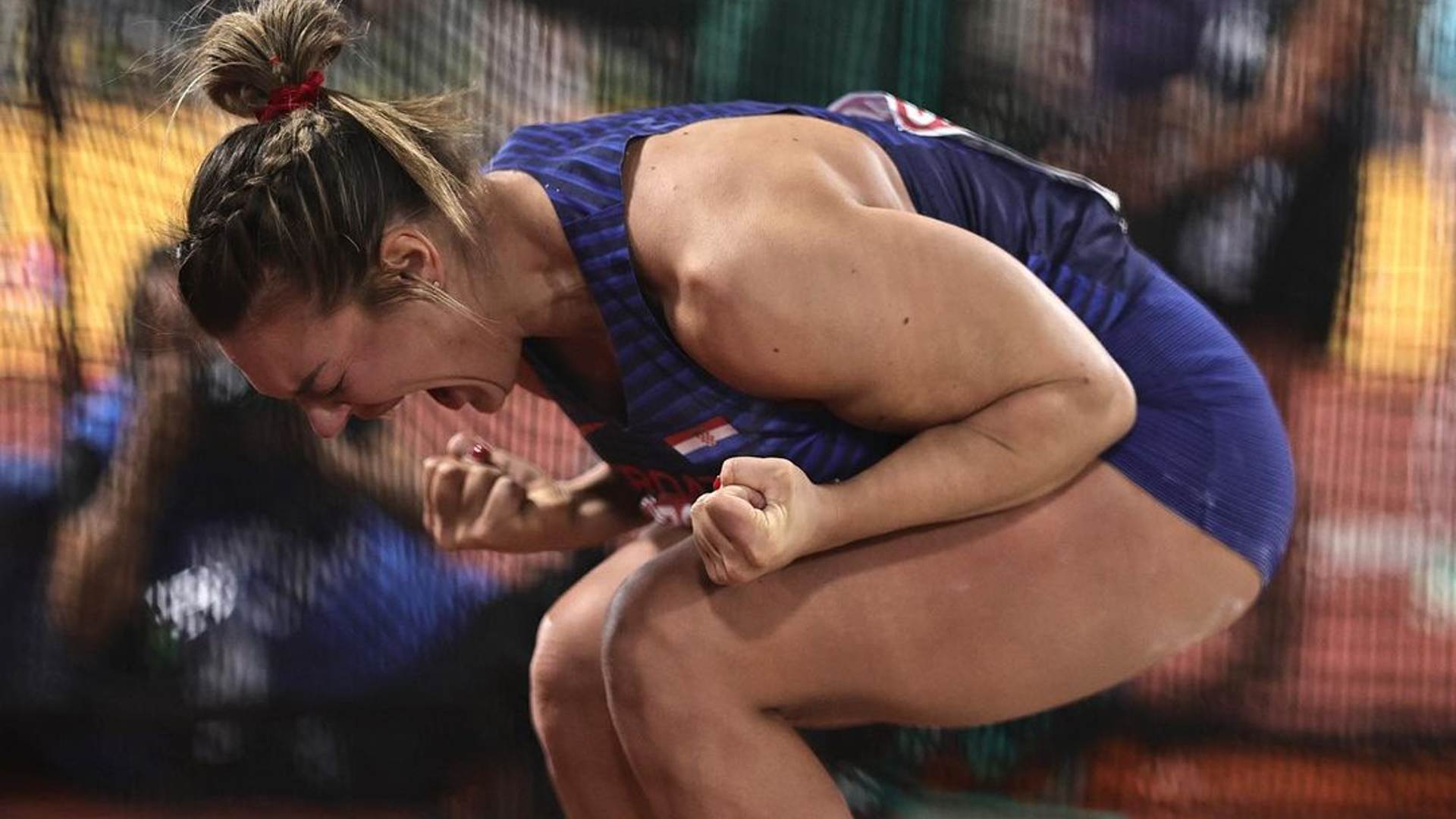 Sandra Perkovic after becoming the European Champion for the sixth-time (Image Credits - Instagram/@discus70queen)