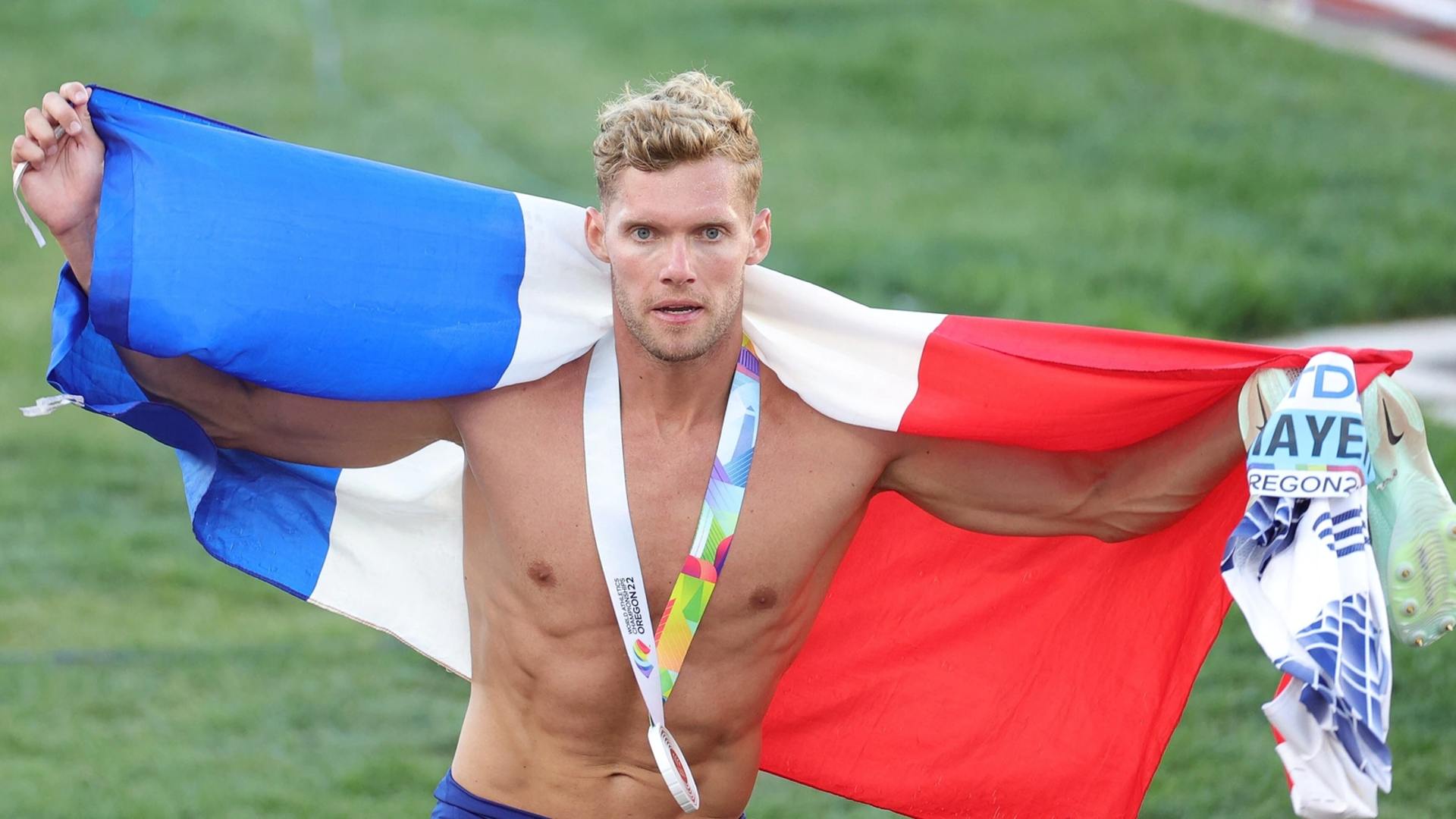 Kevin Mayer after defending his title at the World Championships 2022 (Image Credits - Olympics.com)