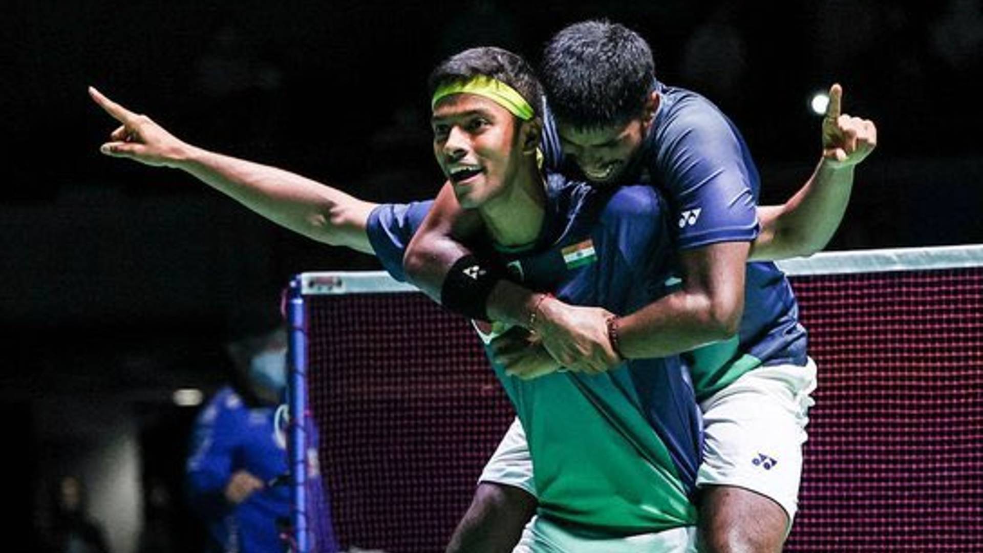 Indian men's doubles pair of Satwiksairaj Rankireddy and Chirag Shetty reach the semi-finals of Malaysia Open 2023; Credit: Twitter/ @satwiksairaj
