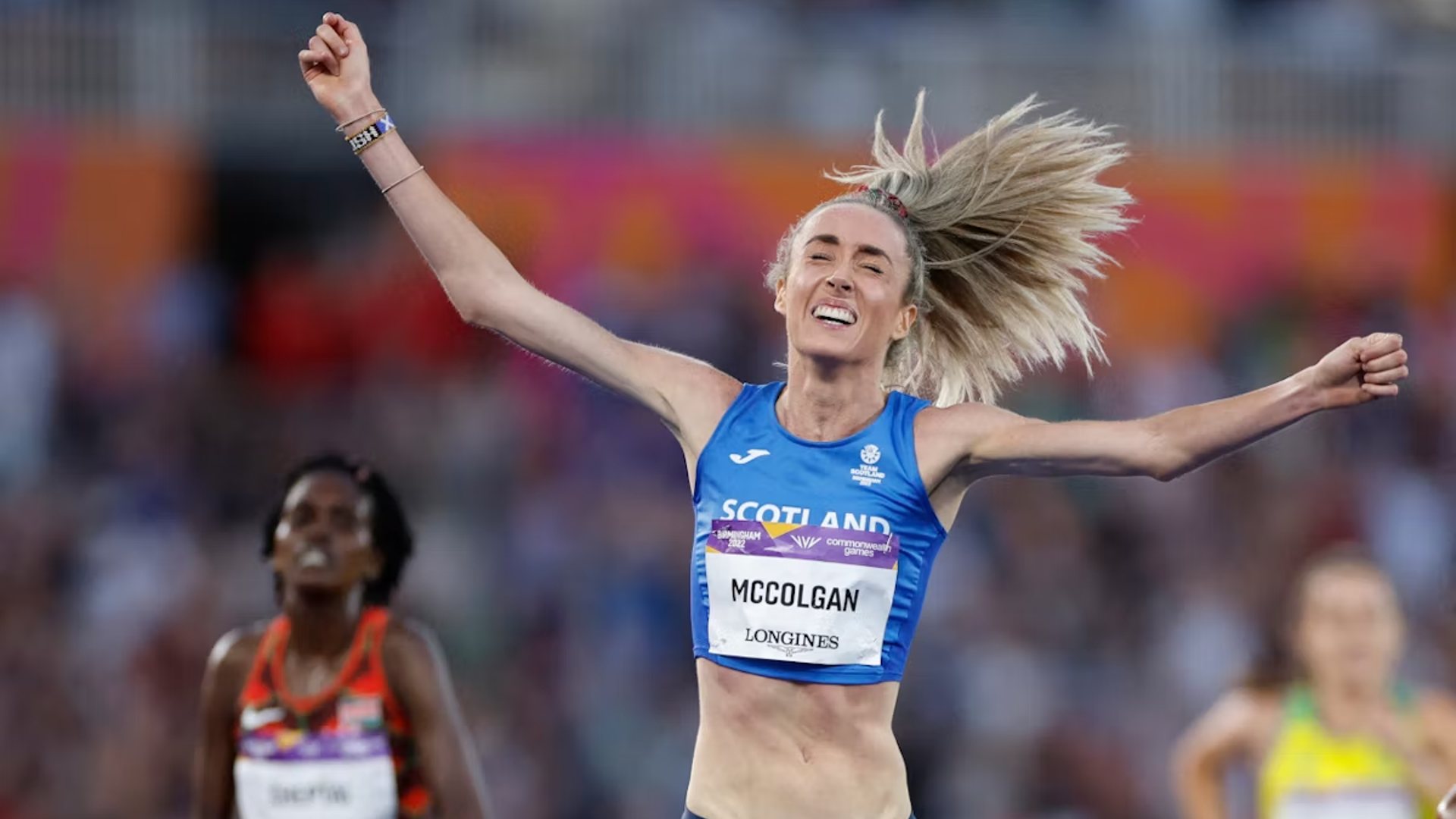 Eilish McColgan after winning her first major title at Commonwealth Games 2022 (McColgan in a file photo; Image Credits - Twitter)
