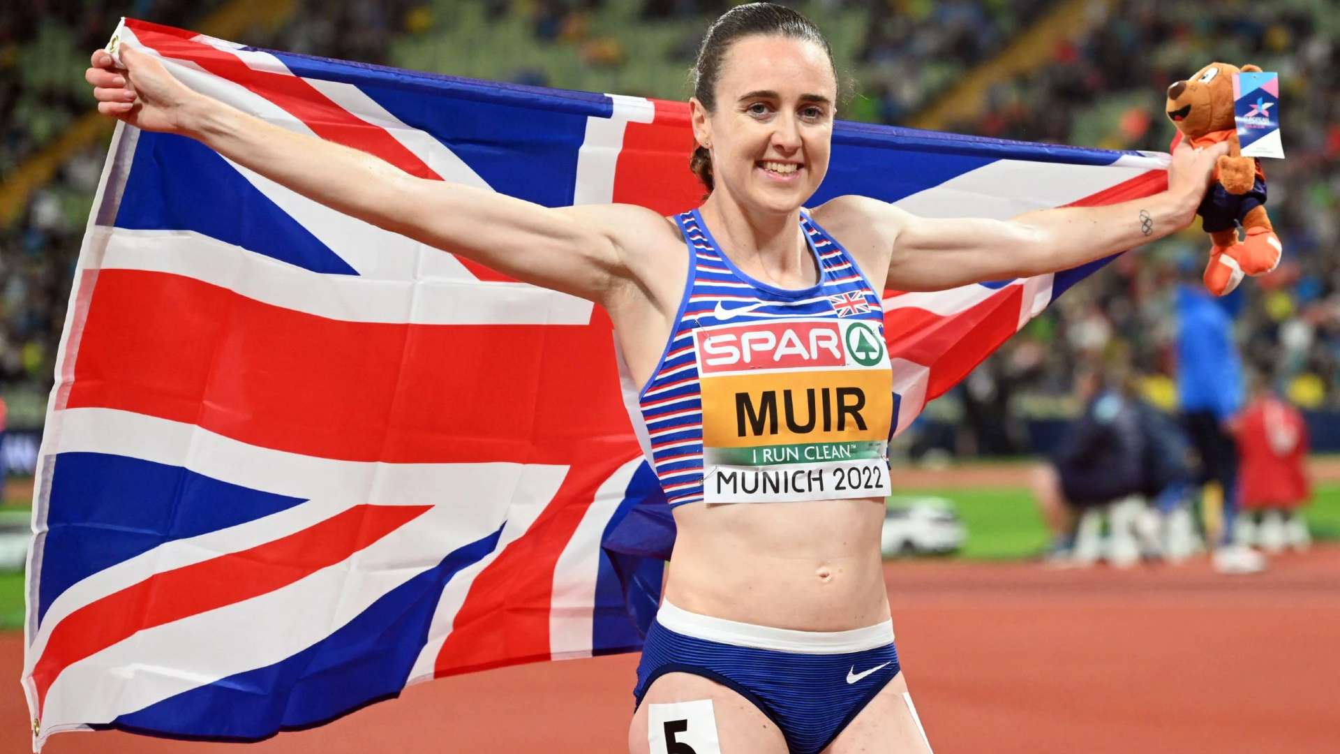 Laura Muir in Munich 2022 (Image Credits - European Athletics)