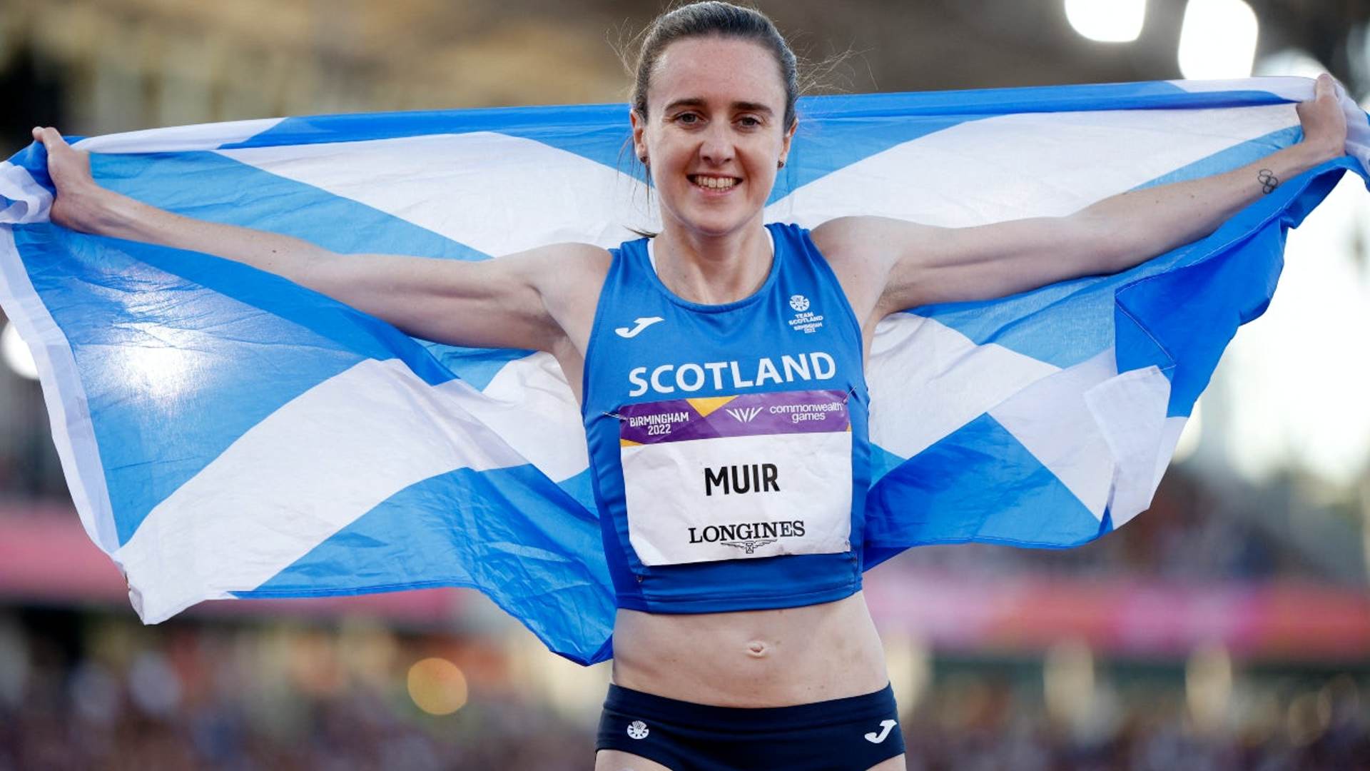 Laura Muir after winning the gold medal at the Commonwealth Games 2022 (Image Credits - Birmingham 2022)