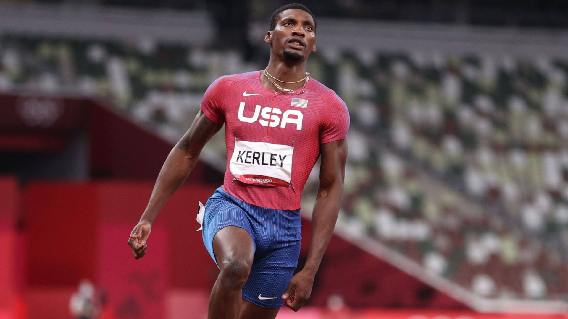 Fred Kerley in action during Tokyo Olympics 2020 (Image Credits - World athletics)