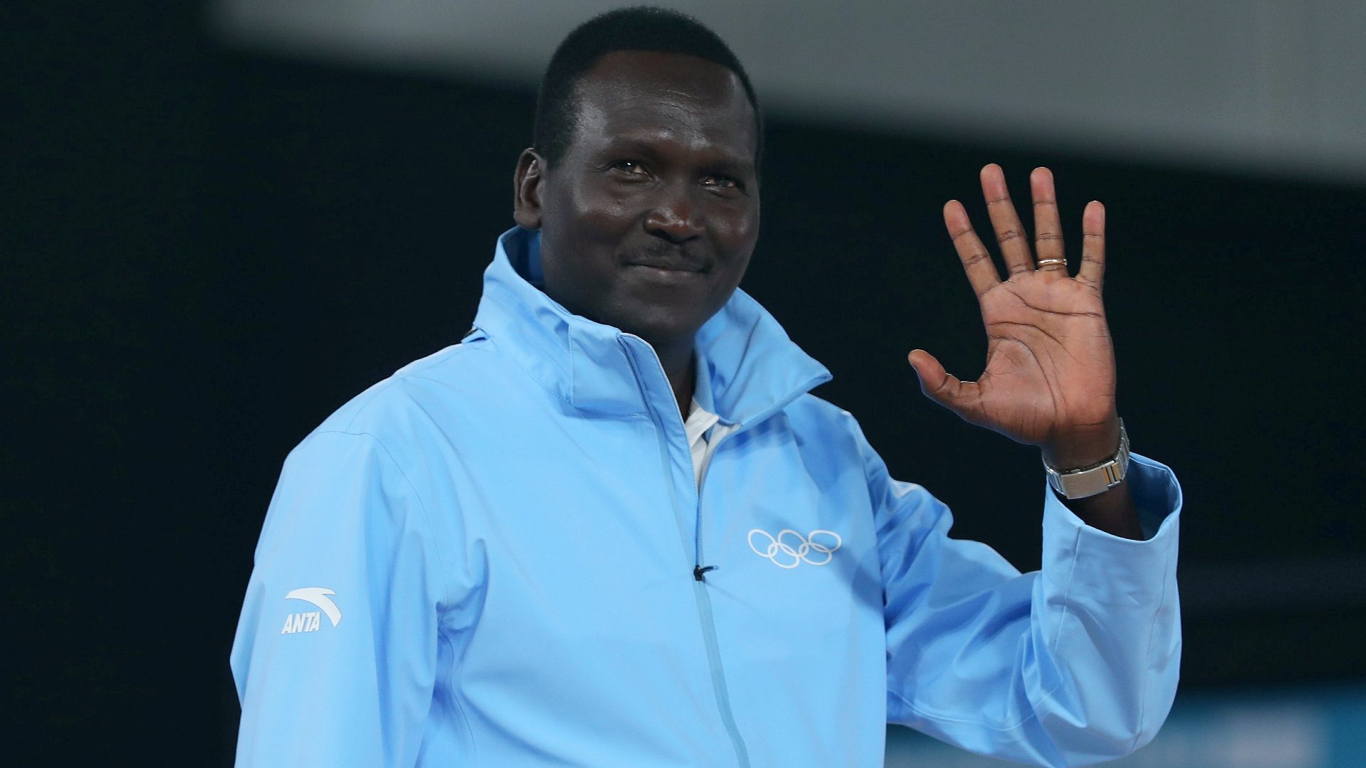Paul Tergat in his function as IOC member at the Summer Youth Olympics in 2018 (Tergat in a file photo)