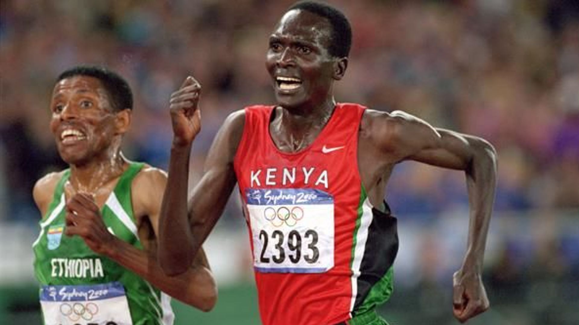 Paul Tergat and his Ethiopian rival Haile Gebrselassie (Image Credits - World Athletics)
