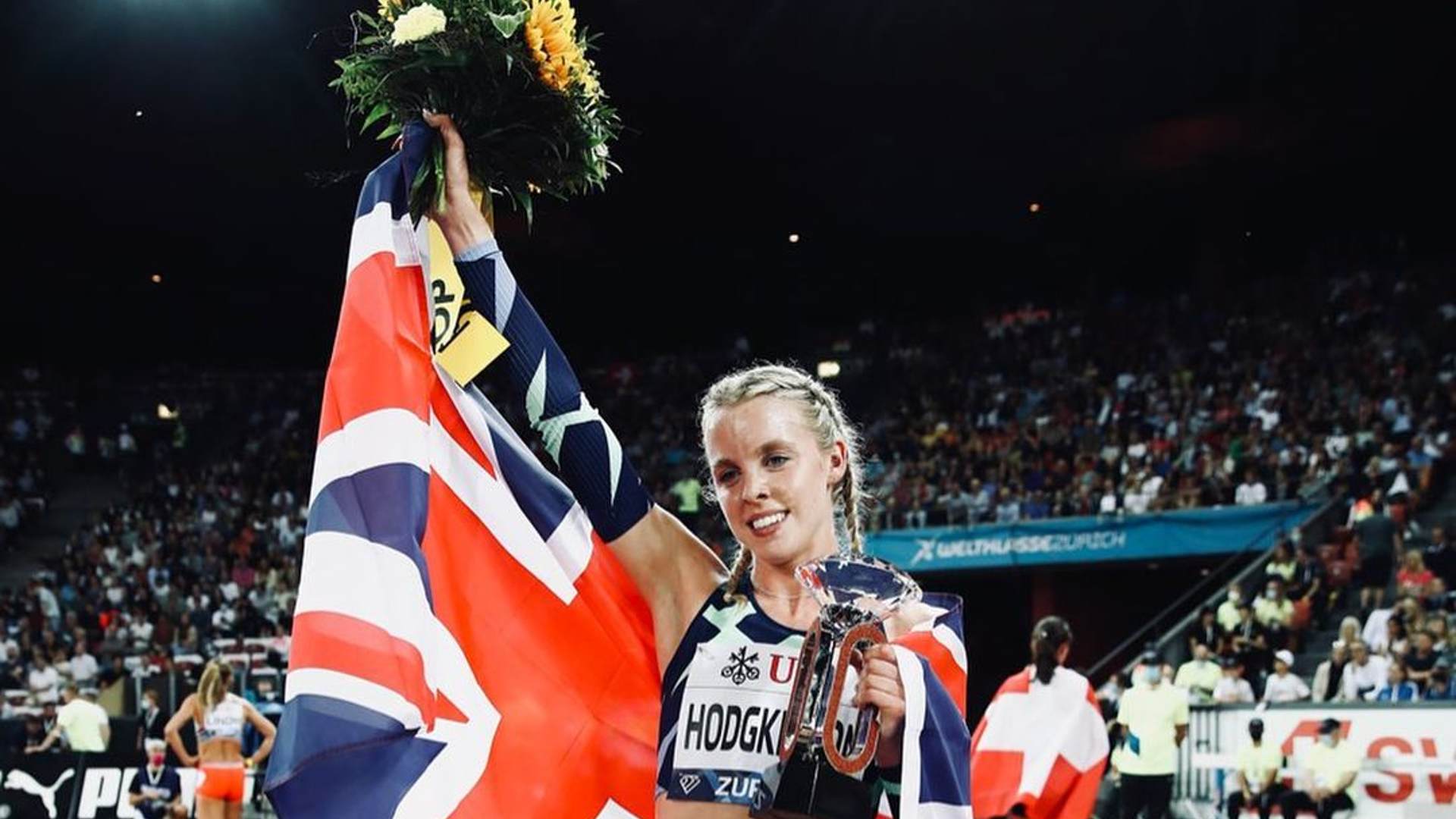 Keely Hodgkinson after winning her first diamond league title in 2021 (Image Credits - Instagram/ @keely.hodgkinson)