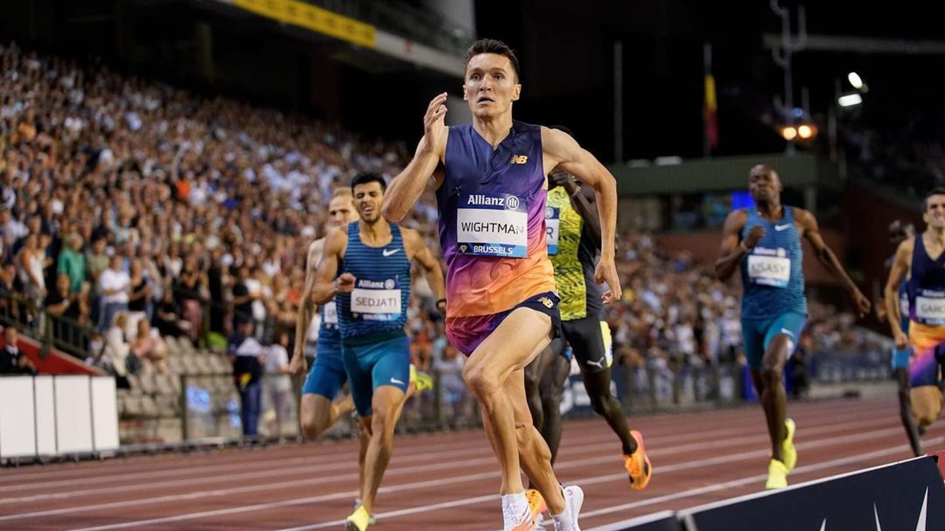 Jake Wightman in action during the Diamond League Brussels leg in 2022 (Image Credits - Instagram/ @jakeswightman)