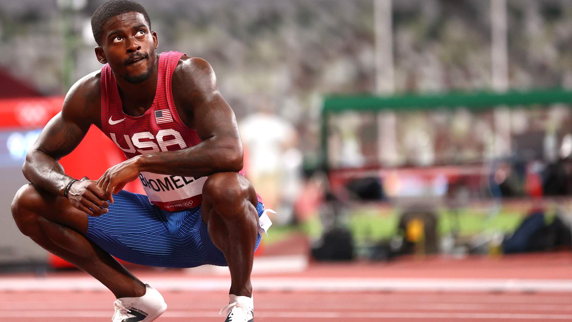 Trayvon Bromell at the Tokyo Olympics 2020 (In a file photo; Image Credits - Twitter)