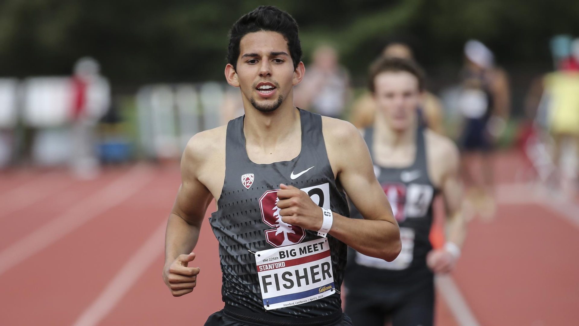 Grant Fisher in action at the Big Meet (Image Credits - Stanford Athletics)