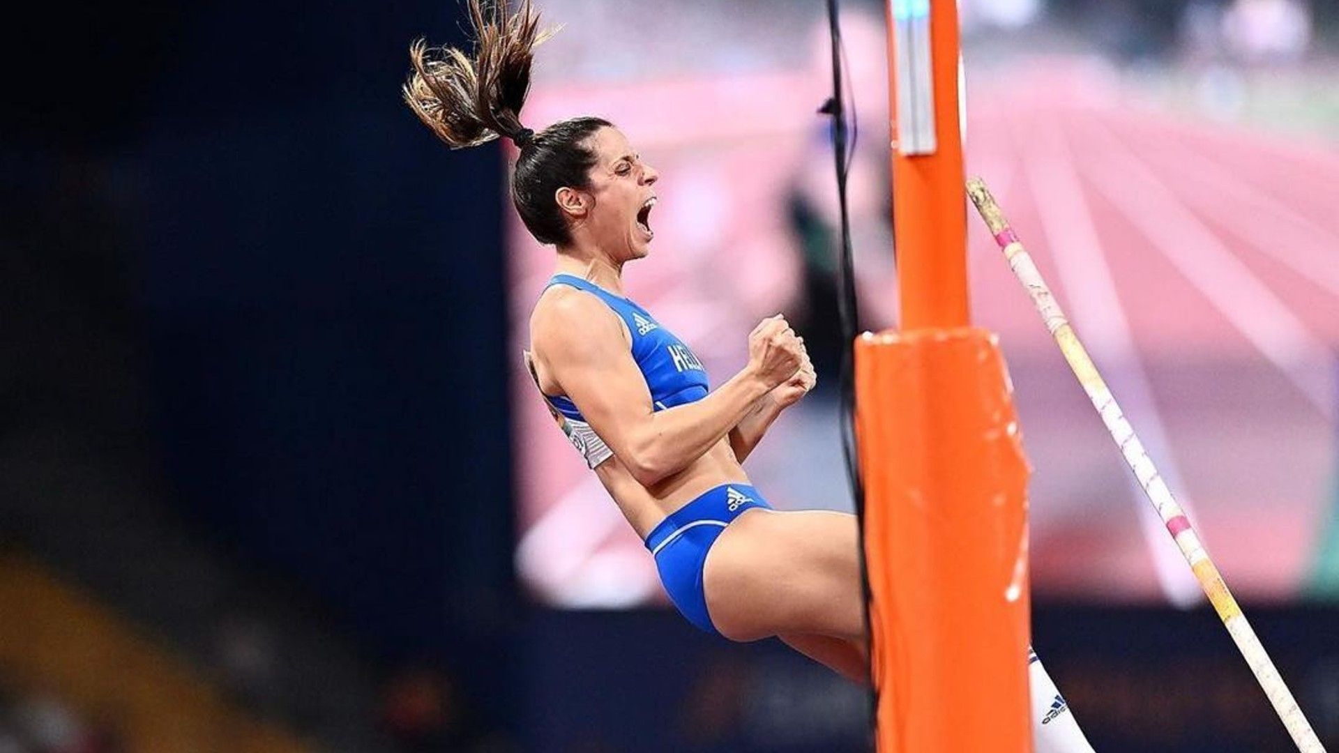 Katerina Stefanidi in action at the European Championships 2022 in Munich (Image Credits - Instagram/ @stefanidi_katerina)