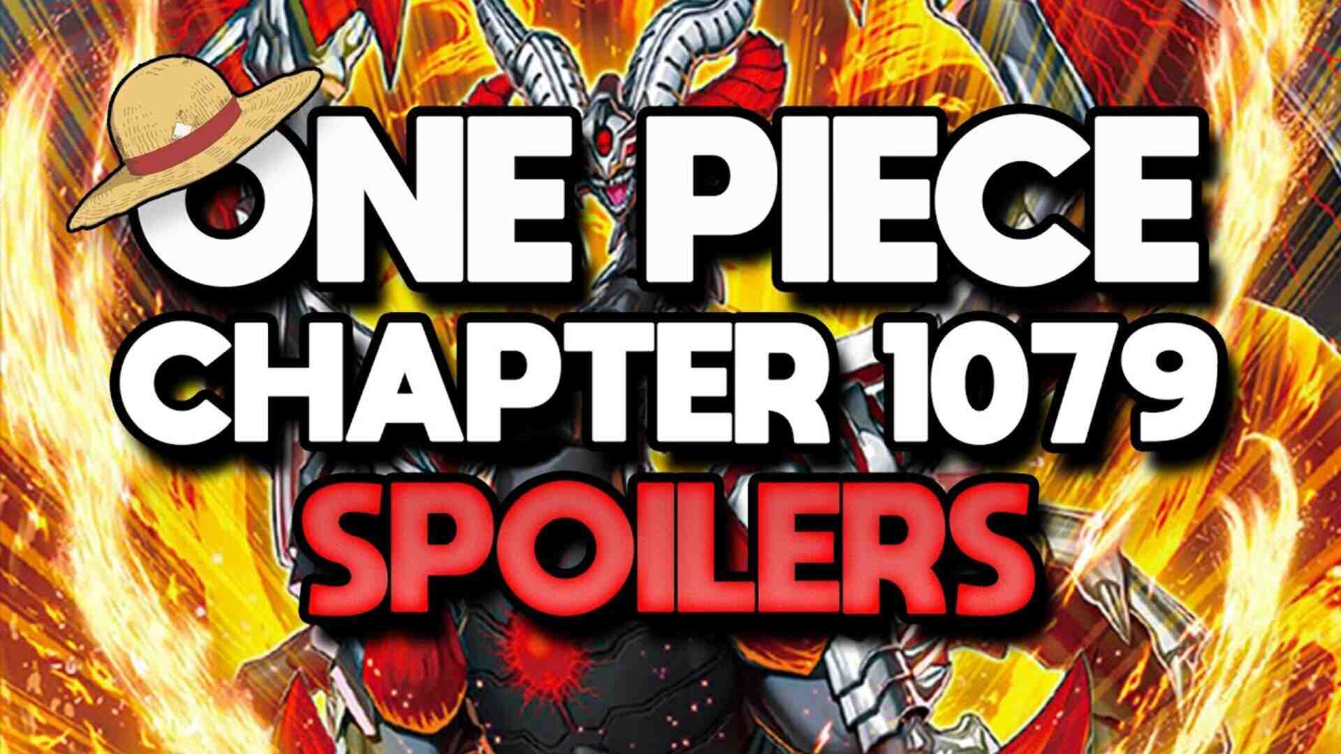 One Piece Chapter 1079 Raw Scan Release Date Reddit Spoilers Release 
