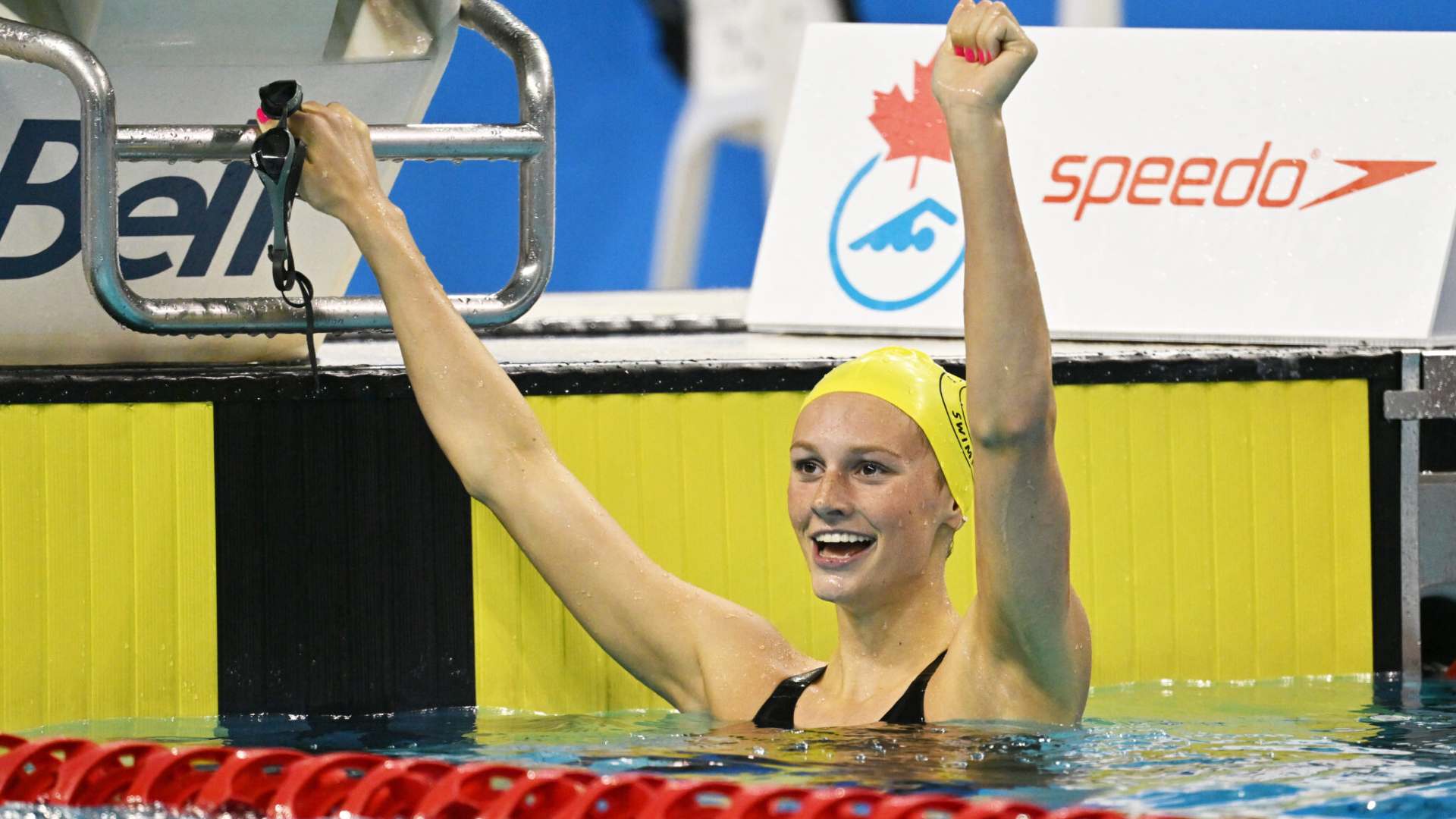 Summer McIntosh at the Canadian Swimming Trials 2023 (Image Credits - Swim Swam)