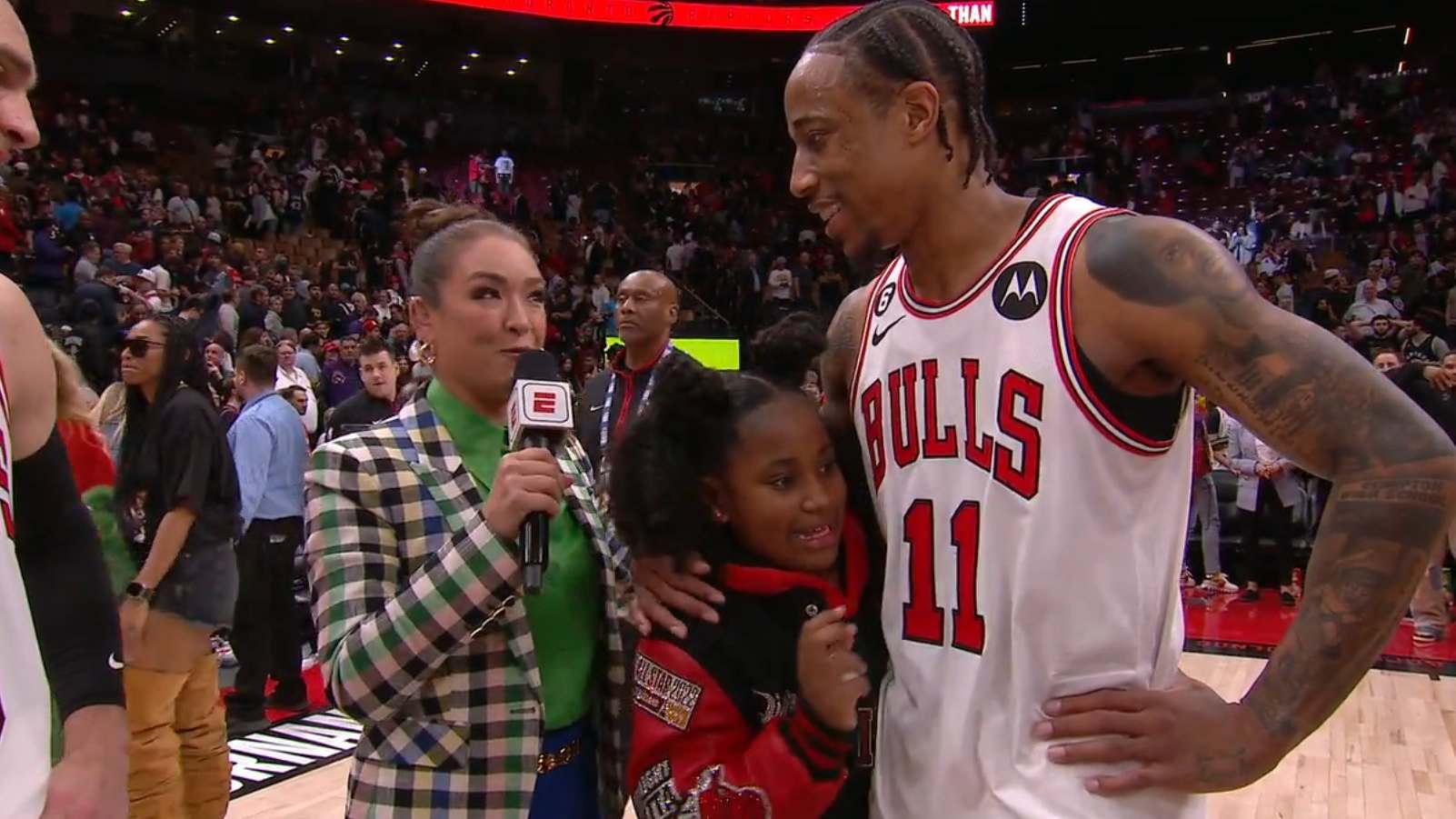 During The Play-In Game, DeMar DeRozan's Daughter Gets Viral