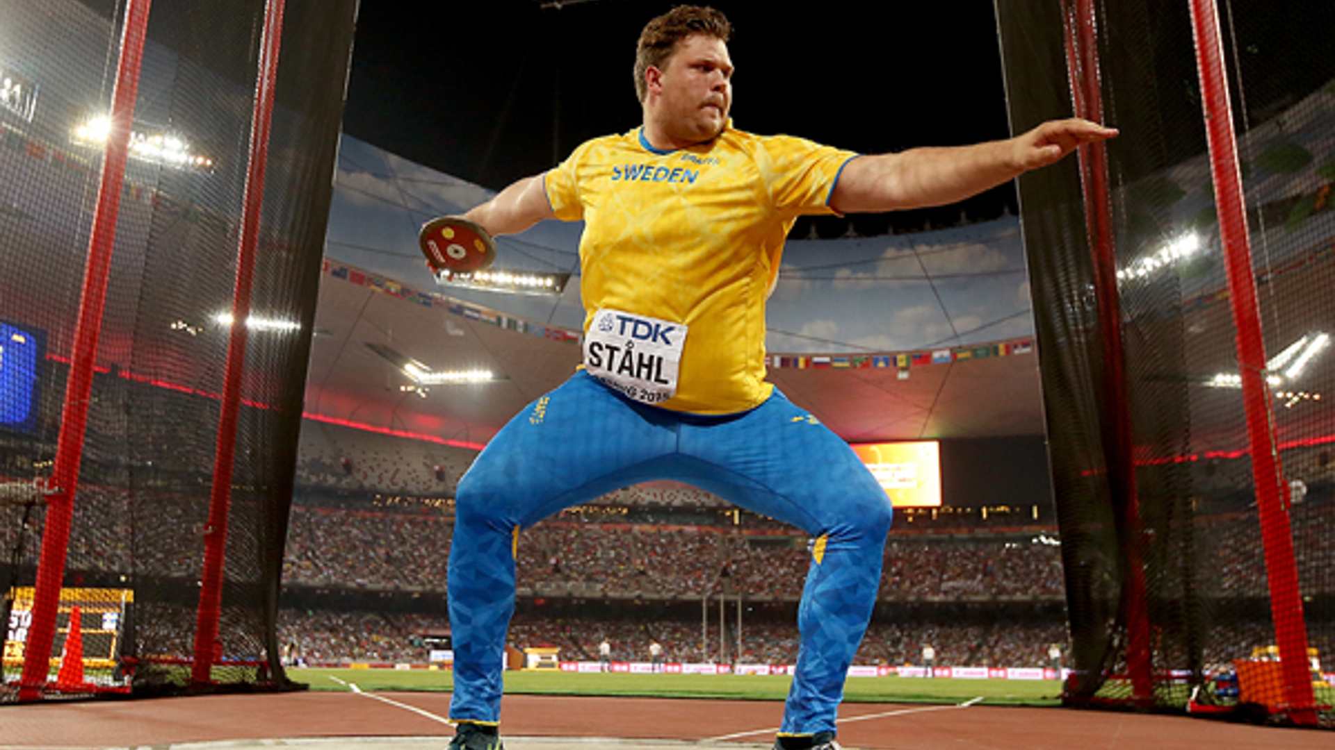 Daniel Stahl in action (Image Credits - World Athletics)