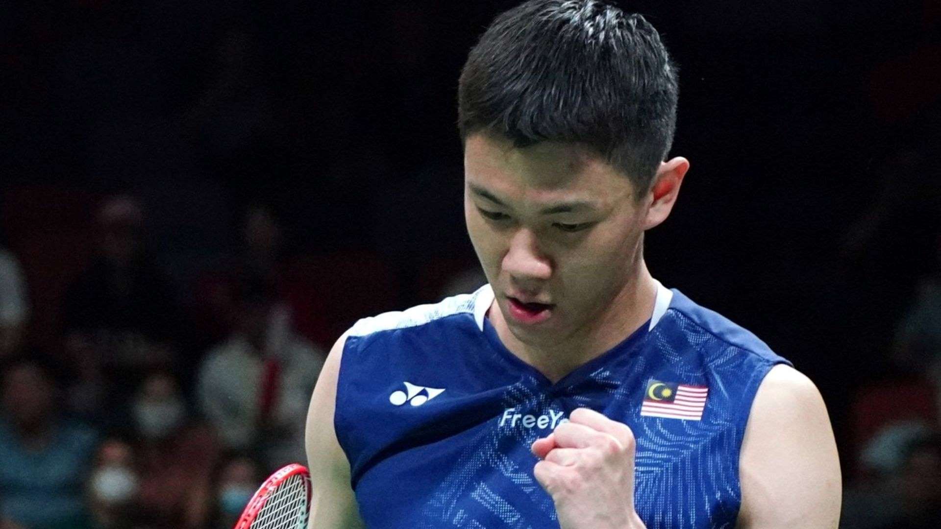 Lee Zii Jia during a match (Image Credits - Twitter)