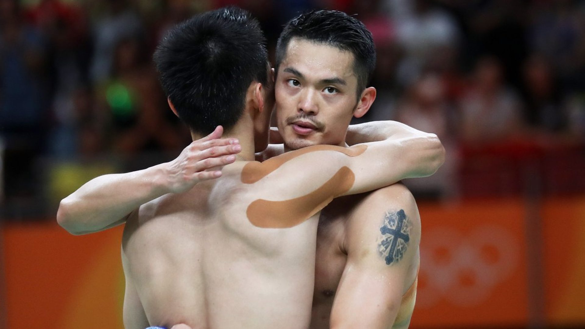 Lin Dan and his prime rival Lee Chong Wei (Image Credits - Twitter)