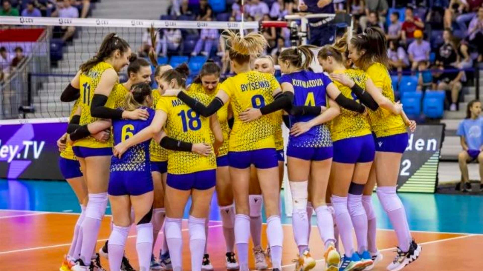 Netherlands Vs Ukraine Paris Olympics Volleyball Qualifier 2023 Women 