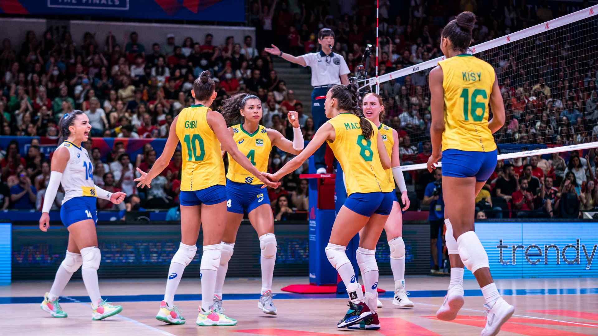 Brazil vs Canada FIVB Volleyball Women's Nations League 2025, Live