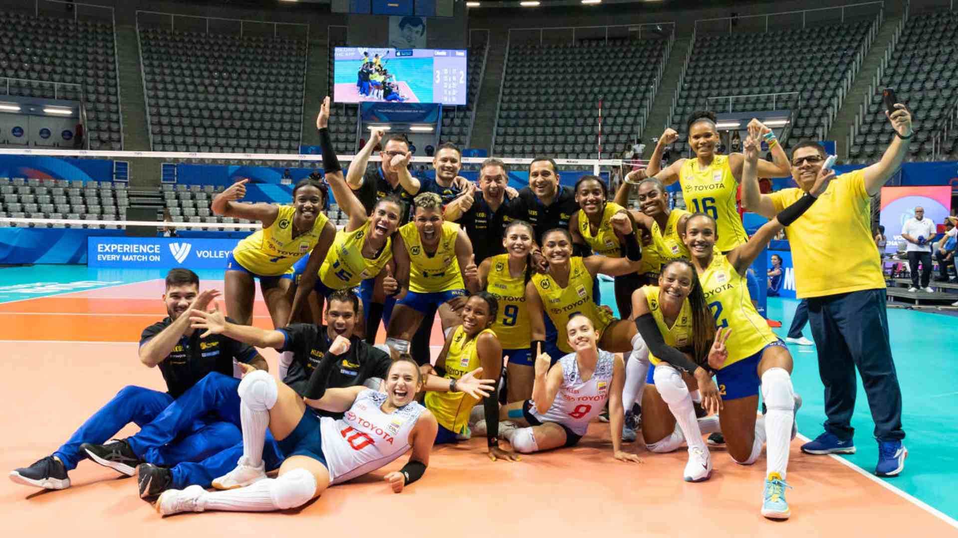 Sweden vs Colombia, Semifinal FIVB Volleyball Women’s Challenger Cup