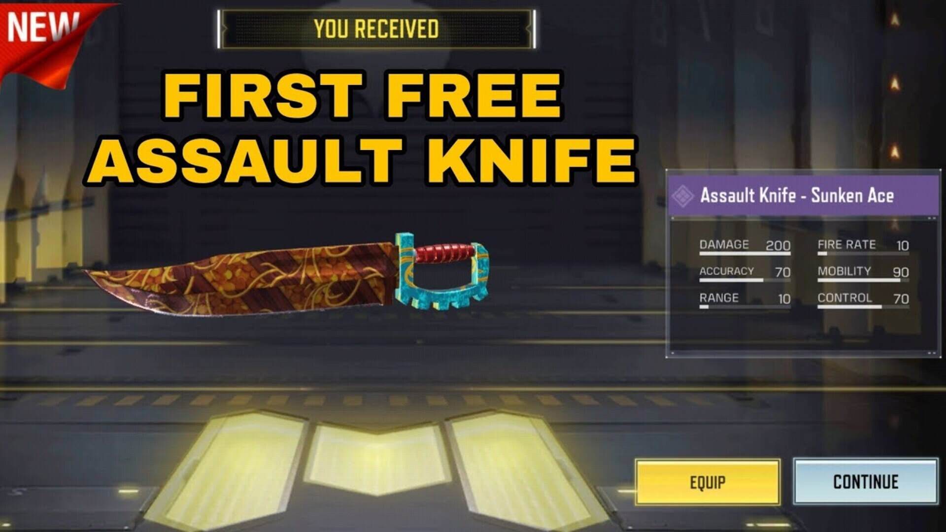 How to Unlock Assault Knife in Call of Duty Mobile Sportslumo